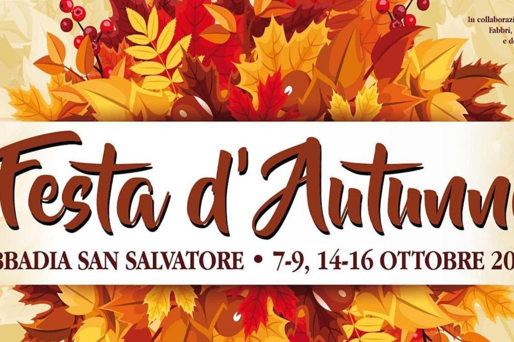 Casa Del Castorino Leilighet Abbadia San Salvator Eksteriør bilde